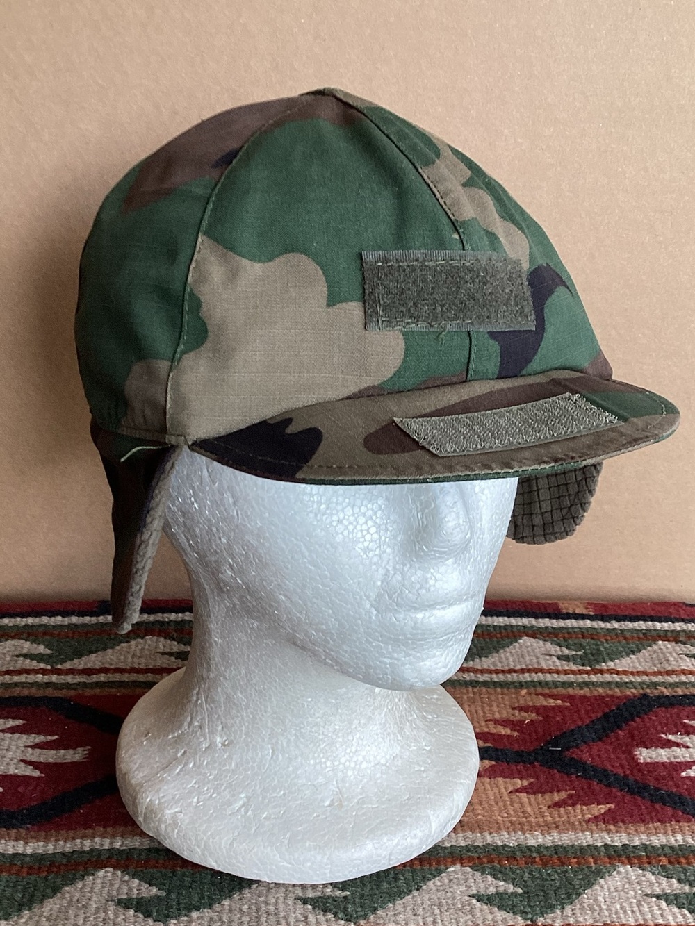 Vintage camo German Tropentarn military field cap Mil-Tec by Sturm Handels GmbH